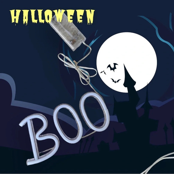 Other - NWOT BOO NEON LIGHT​